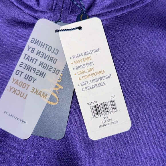 NWT Oxford 1/4 Zip Pullover Size XXL - Picture 3 of 6